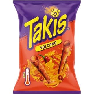 Rollitos de maíz Volcano medio bolsa 130 g - Takis