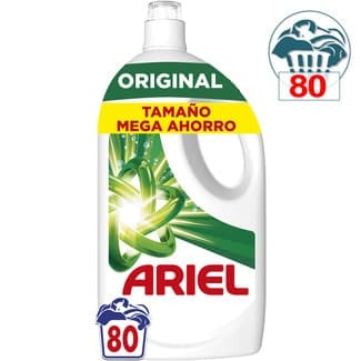Detergente líquido Original botella 80 dosis - Ariel