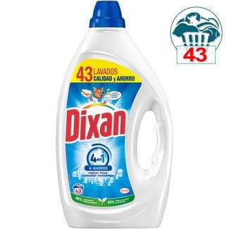 Detergente líquido Total 4+1 botella 43 dosis - Dixan