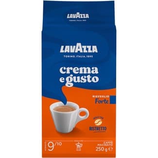 Café molido Crema e Gusto intensidad 9/10 paquete 250 g - Lavazza
