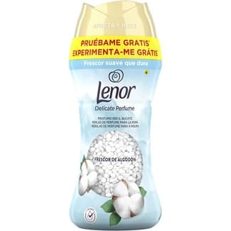Sensitive perlas para la lavadora perfumadas aroma frescor de algodón bote 16 dosis - Lenor