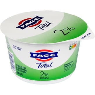 Griego natural 2% grasas envase 450 g - Fage