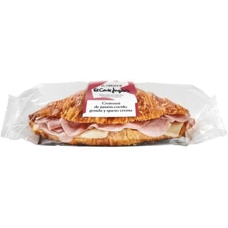 Croissant mixto de jamón cocido, queso gouda y queso crema unidad 190 g - Calidad Artesana