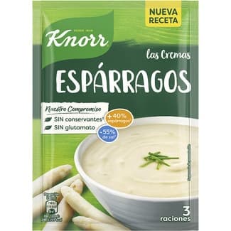 Las Cremas crema de espárragos sobre 70 g - Knorr