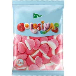 Besos de goma de fresa y nata sin gluten bolsa 200 g - El Corte Ingles