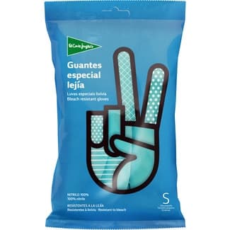 Guantes nitrilo especial lejía talla pequeña paquete 1 unidad - El Corte Ingles