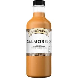 Salmorejo fresco con aceite de oliva virgen extra botella 1 l - Salsas Salteras