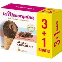 Trufficono alma de chocolate 4 unidades estuche 390 ml - Menorquina