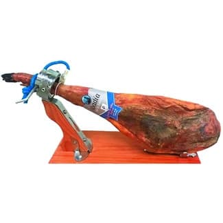 Jamón de cebo ibérico 50% raza ibérica pieza 7,5-8,5 kg - Abadia De La Sierra