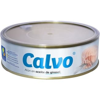 Atún en aceite de girasol lata 325 g neto escurrido - Calvo