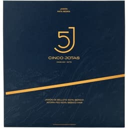 Jamón de bellota 100% ibérico en lonchas envase 80 g - Cinco Jotas