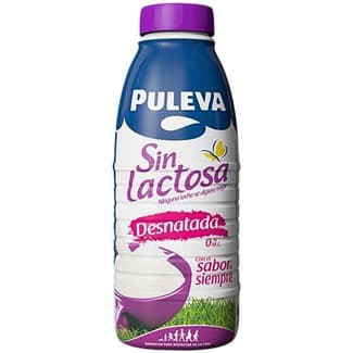 Leche desnatada 0% materia grasa sin lactosa botella 1 l - Puleva