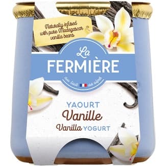 Yogur cremoso vainilla tarro 140 g - La Fermiere