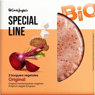 Bio hamburguesa vegetal original envase 200 g - Special Line El Corte Ingles
