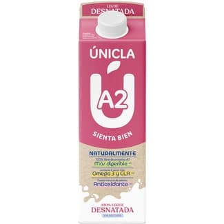 A2 leche desnatada brik 1 l - Unicla