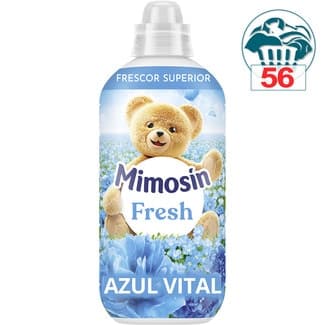 Suavizante concentrado extra fragancia Azul Vital botella 56 dosis - Mimosin