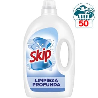 Detergente líquido Limpieza Profunda botella 50 dosis - Skip