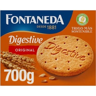 Digestive galletas de trigo Original caja 700 g - Fontaneda