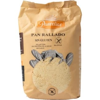 Pan rallado sin gluten y sin lactosa paquete 400 g - Panceliac
