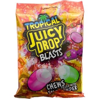 Caramelo masticable sabor tropical bolsa 120 g - Bazooka Rattlerz