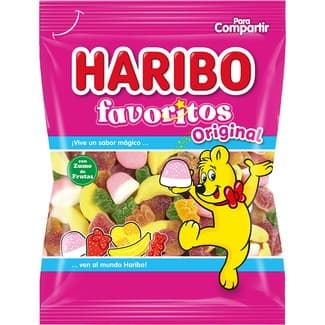 Favoritos caramelos de goma recubiertos de azúcar con zumo de frutas bolsa 150 g - Haribo