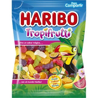 Tropifrutti caramelos de goma surtidos sabor frutal bolsa 150 g - Haribo