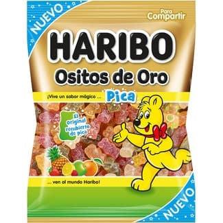 Ositos de oro caramelos de goma recubiertos de pica bolsa 150 g - Haribo
