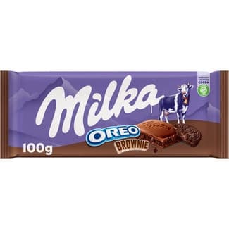 Oreo chocolate con leche galletas oreo y brownie tableta 100 g - Milka