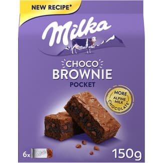 Brownie de chocolate con leche paquete 150 g - Milka