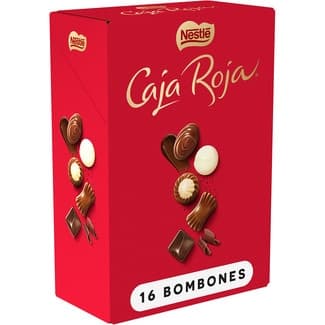Bombones surtidos 5 variedades 16 unidades estuche 143 g - Nestle Caja Roja