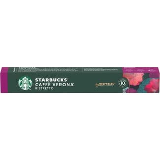 Café espresso intensidad 10 Verona estuche 10 cápsulas compatibles con máquinas Nespresso - Starbucks