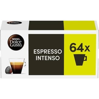 Café Espresso Intenso de Colombia y Vietnam intensidad 7 pack 2 estuche 32 cápsulas - Nescafe Dolce Gusto