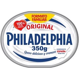 Queso de untar blanco original formato familiar tarrina 350 g - Philadelphia