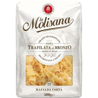 Mafalda corta N.77 Trafilata Al Bronzo paquete 500 g - La Molisana
