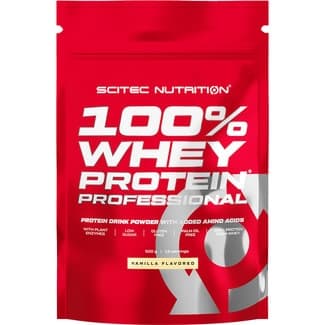 Proteína en polvo Whey Protein Professional sabor vainilla sin gluten bolsa 500 g - Scitec Nutrition