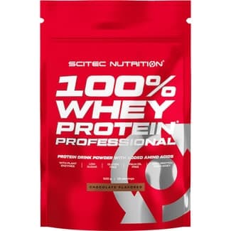 Proteína en polvo Whey Protein Professional sabor chocolate sin gluten bolsa 500 g - Scitec Nutrition