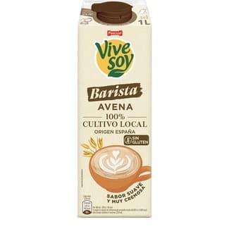 Bebida de avena Barista 100% Cultivo local sin gluten brik 1 l - Vivesoy