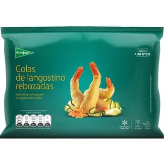 Colas de langostino rebozadas bolsa 280 g neto escurrido - El Corte Ingles
