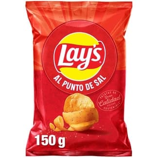 Patatas fritas al punto de sal bolsa 150 g - Lay's