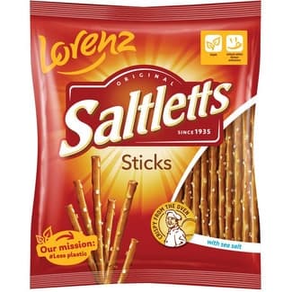 Palitos de pan salados clásicos bolsa 150 g - Lorenz Saltletts