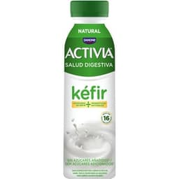 Kéfir natural para beber sin azúcares añadidos botella 280 g - Danone Activia