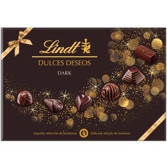Bombones surtidos de chocolate negro estuche 143 g - Lindt Dulces Deseos