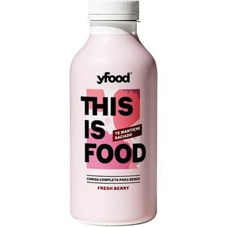 This is Food batido sustitutivo sabor frambuesa sin gluten y sin lactosa botella 500 ml - Yfood