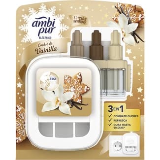 Ambientador eléctrico Cookie de vainilla aparato + recambio - Ambipur Electric