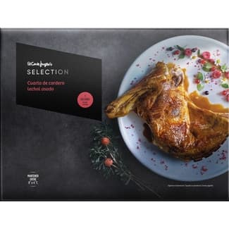 Cuarto de cordero lechal asado 3 raciones estuche 1 kg - El Corte Ingles Selection