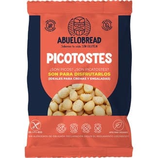 Picotostes ideales para cremas y ensaladas sin gluten apto para veganos envase 60 g - Abuelobread