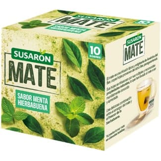 Mate sabor menta hierbabuena caja 10 sobres - Susaron