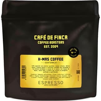 Café molido espresso de Guatemala XMas Coffee bolsa 250 g - Cafe De Finca