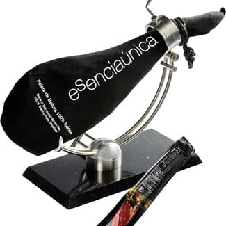 Paleta de bellota 100% ibérica pieza 4,7 kg + 1/2 caña de lomo de bellota 100% ibérico de 500 g aprox - Esenciaunica