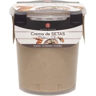 Crema de setas con boletus envase 400 g - Santa Teresa